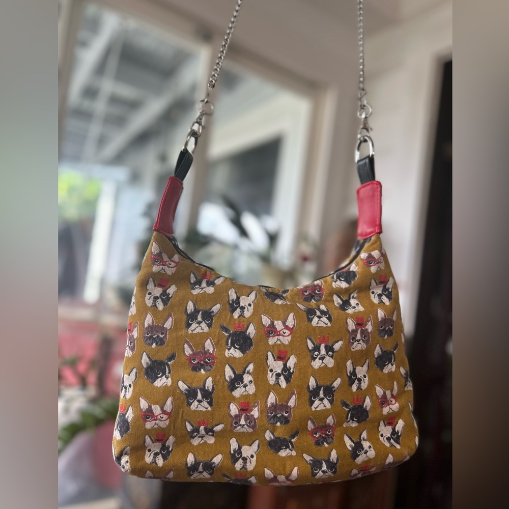 Dog Print Tote Bag excellent condition - Picture 2 of 6